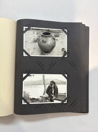 A collection of four photo albums and fieldwork prints documenting South and Southeast Asia, 20th C.