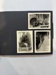 A collection of four photo albums and fieldwork prints documenting South and Southeast Asia, 20th C.