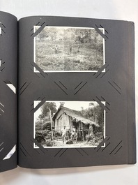 A collection of four photo albums and fieldwork prints documenting South and Southeast Asia, 20th C.