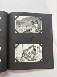 A collection of four photo albums and fieldwork prints documenting South and Southeast Asia, 20th C.