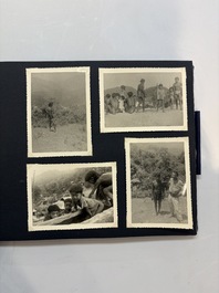 A collection of four photo albums and fieldwork prints documenting South and Southeast Asia, 20th C.