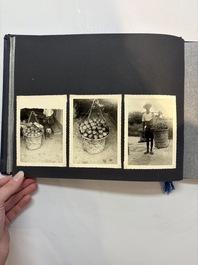 A collection of four photo albums and fieldwork prints documenting South and Southeast Asia, 20th C.