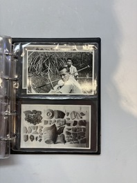 A collection of four photo albums and fieldwork prints documenting South and Southeast Asia, 20th C.