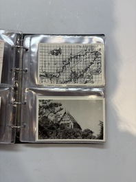 A collection of four photo albums and fieldwork prints documenting South and Southeast Asia, 20th C.