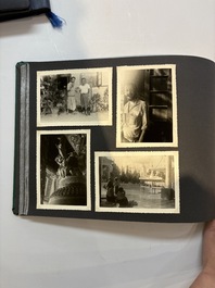 A collection of four photo albums and fieldwork prints documenting South and Southeast Asia, 20th C.