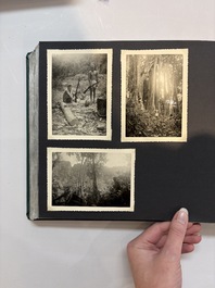 A collection of four photo albums and fieldwork prints documenting South and Southeast Asia, 20th C.