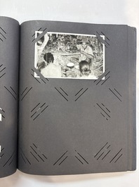 A collection of four photo albums and fieldwork prints documenting South and Southeast Asia, 20th C.