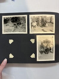 A collection of four photo albums and fieldwork prints documenting South and Southeast Asia, 20th C.