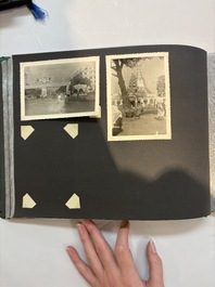 A collection of four photo albums and fieldwork prints documenting South and Southeast Asia, 20th C.