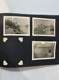 A collection of four photo albums and fieldwork prints documenting South and Southeast Asia, 20th C.