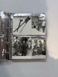 A collection of four photo albums and fieldwork prints documenting South and Southeast Asia, 20th C.