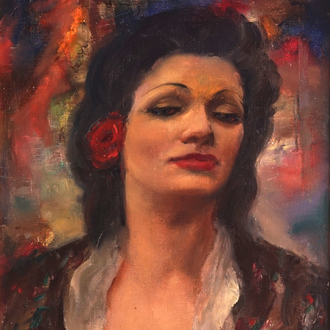 Rafaël De Buck (1902-1986), A portrait of a lady