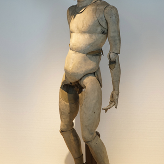 A life size anatomical model for a sculptor, 19th C.