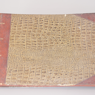 Een fotoalbum met albumine foto's van Zwitserland, 19/20e eeuw