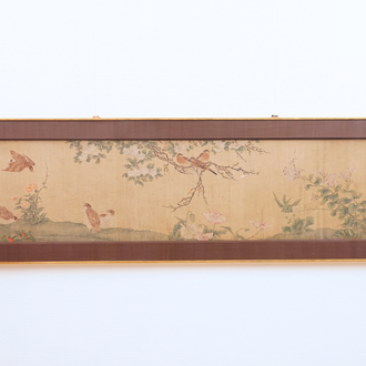 A large Chinese natural subject painting