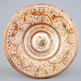 A Hispano Moresque lusterware dish, Spain, 16th C.
