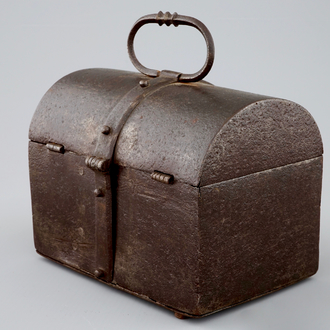 An iron casket, Nuremberg, 16th C.