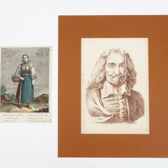 Une grand lot de gravures, cartes et lithographies belges, 17/19ème