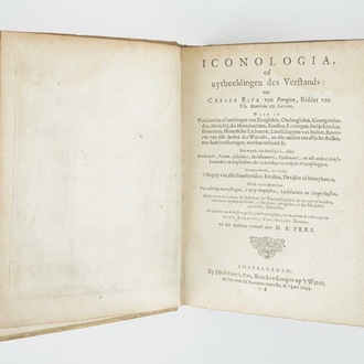 Cesare Ripa, Iconologia of uytbeeldingen des Verstands, Amsterdam, 1644