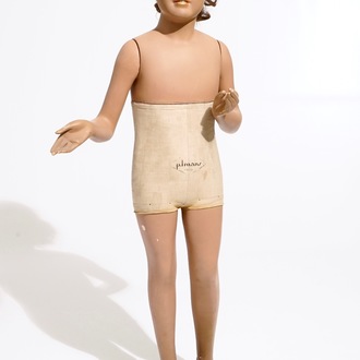 Een Franse mannequin van een meisje, Pierre Imans, Parijs, ca. 1930