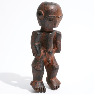 An African carved wood "Ofika" figure, Lilwa, Mbole, Congo, 1st half 20th C.