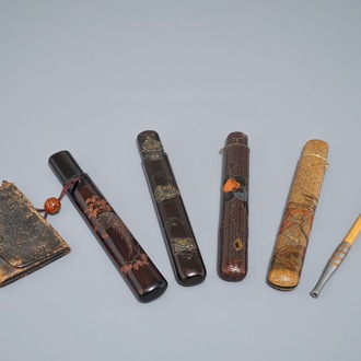 十九世纪      烟斗烟袋   烟管  四件