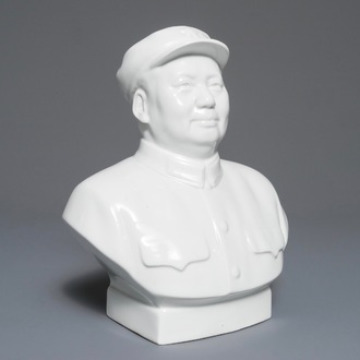 Een Chinees borstbeeld van Mao Zedong, 2e helft 20e eeuw