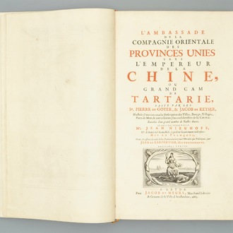 Nieuhoff, Jan: An embassy from the East-India Company of the United Provinces, French translation, 1665