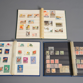 Une collection de timbres chinoises, 19/20ème