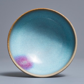 A Chinese junyao purple splash bowl, Song or later