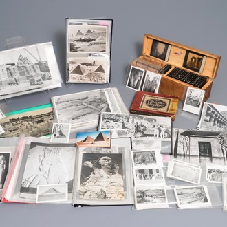 A large collection of photos and film slides on mostly archeological subjects, Egypt, Sudan, Turkey, etc.