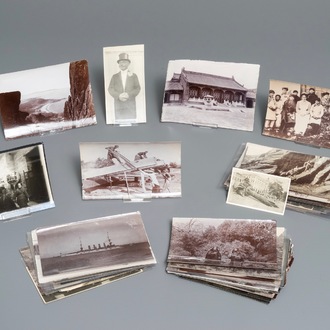 A collection of 96 photographs documenting a German family trip to China, late 19th C.
