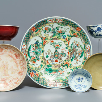 Une collection variée en porcelaine de Chine, Ming et après