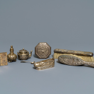 A varied collection of Chinese silver, 19/20th C.