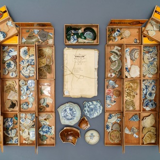 Une importante collection documentée de fragments en porcelaine de Chine pour l'Asie du Sud-Est, Malaisie, Indonésie, ...