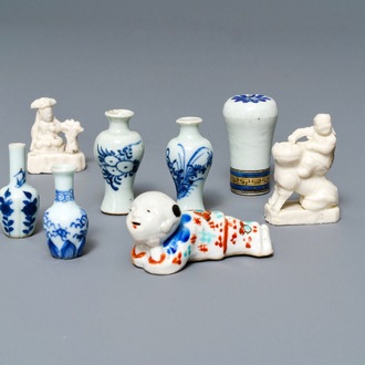 A varied collection of Chinese and Japanese porcelain, 18th C.