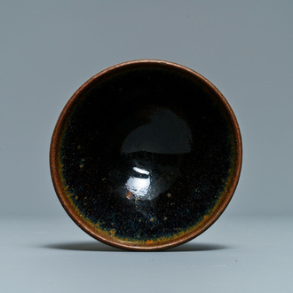 A Chinese Jian 'hare's fur' tea bowl, Song