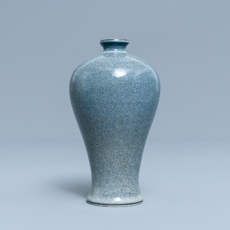 A Chinese robin's egg-glazed 'meiping' vase, Daoguang mark, 20th C.