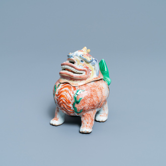 A Chinese wucai 'luduan' censer, Transitional period