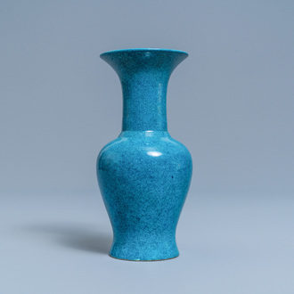 A Chinese robin's egg-glazed 'yenyen' vase, 19/20th C.