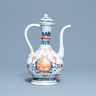 A Chinese Imari-style Islamic market 'aftaba' ewer, Kangxi