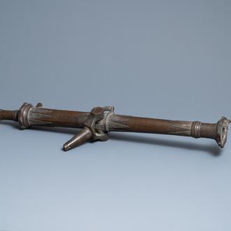 A bronze portable 'Lantaka' cannon, Indonesia or Malaysia, 17/18th C.