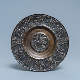 Un plat commémoratif pour l'Empereur du Saint-Empire Ferdinand III, Allemagne, Nuremberg, 17ème