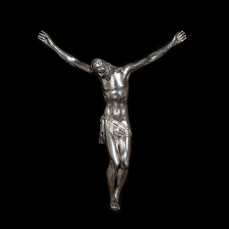 Een zilveren Corpus naar Giambologna's 'Cristo Morto', Italië, Florence, 17e eeuw