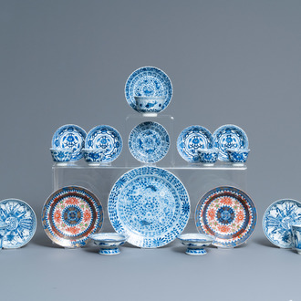 A varied collection of Chinese porcelain, 19th C.