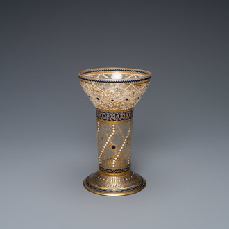 J. & L. Lobmeyr, Vienna, late 19th C.: An Islamic or Mamluk-style enamelled glass beaker