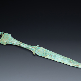 A Vietnamese bronze dagger, Dong Son, ca. 5th/1st C. BC