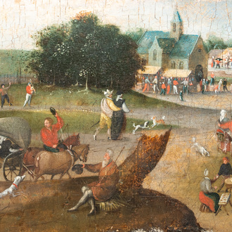 Abel Grimmer (c.1570-c.1619): 'A village kermesse on Saint George’s Day', oil on panel