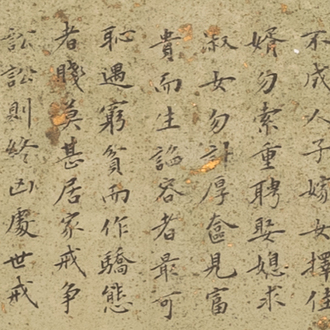 Liu Chunlin (1872-1942): ‘Kalligrafie’, inkt op papier
