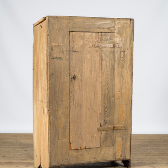 A rural pinewood one-door pantry, 19th C.
